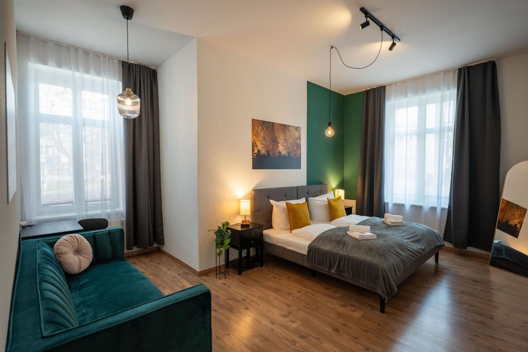 T21 - Apartment Direkt Im Zentrum Mit Parkplatz Хемниц Экстерьер фото